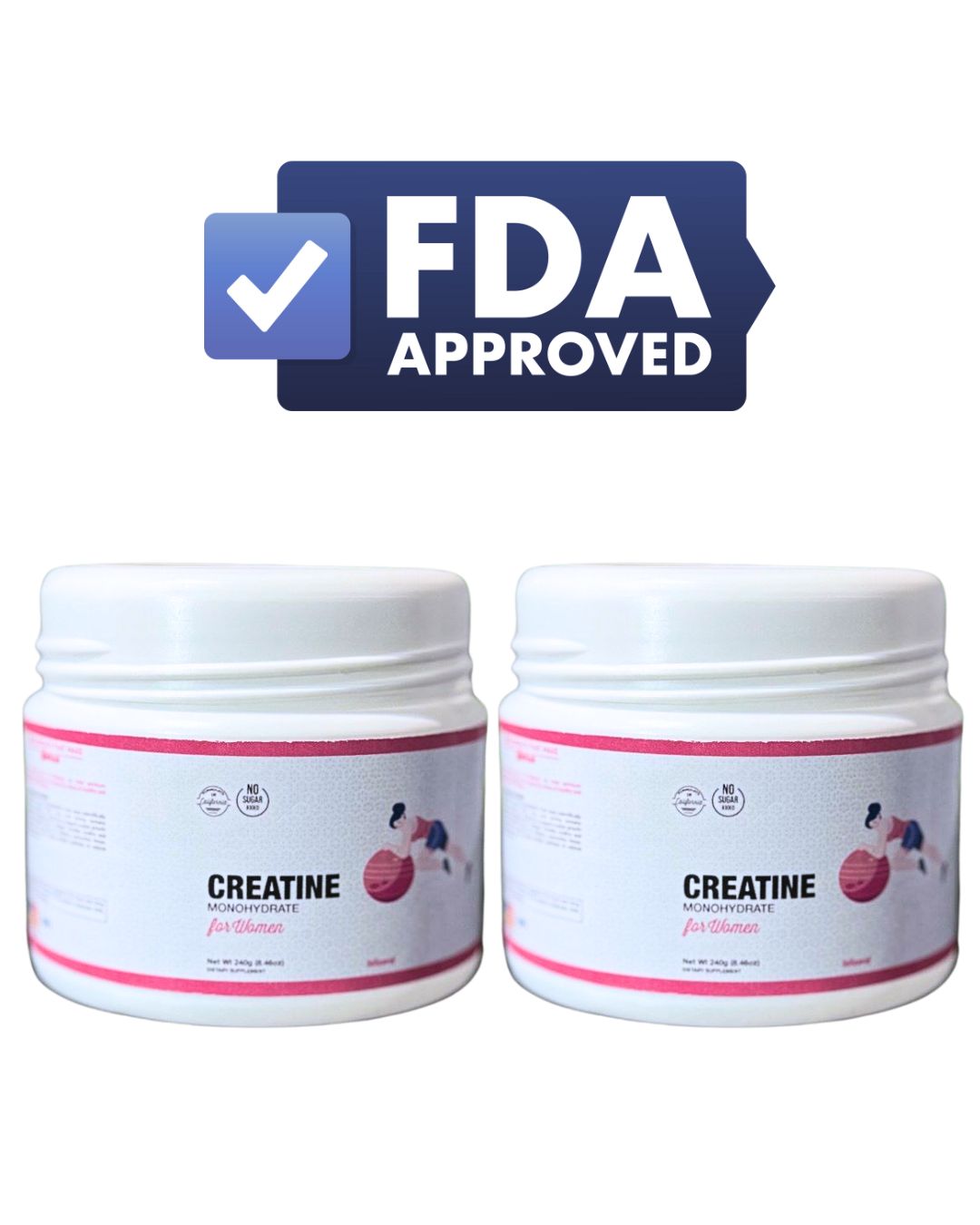 x2 Creatinas monohidratadas al 99.9%